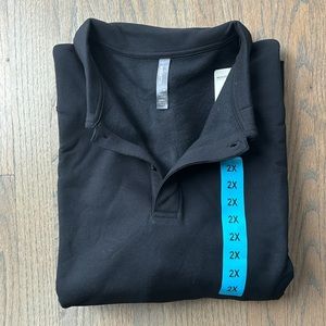 Mondetta Collard Pullover (2X / Black)